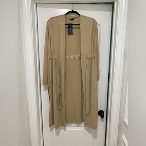 Lafayette 148 New York Sahara Tan Cardigan